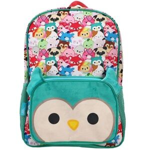 Squishmallows Bioworld Winston Owl plush kids backpack